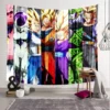 2024 New Dragon Ball Tapestry Hanging Party Photography Wall Hanging Goku Beach Room Decor Cloth Carpet 1 - Anime Tapestry UK Store