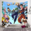 2024 New Dragon Ball Tapestry Hanging Party Photography Wall Hanging Goku Beach Room Decor Cloth Carpet 6 - Anime Tapestry UK Store