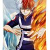 4 my hero academia todoroki shouto shirley k roman - Anime Tapestry UK Store