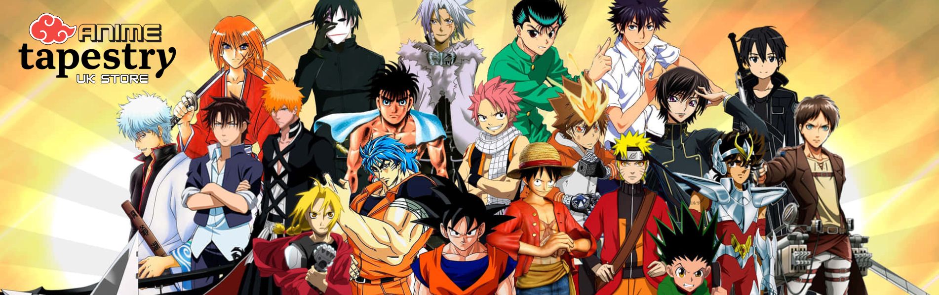 Anime Tapestry UK Store Banner