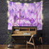 AnimeGirlunderblossomtreeTapestryMC 130x - Anime Tapestry UK Store
