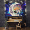 BokuhinaLoveYouToTheMoonGalaxyTapestryMC 130x - Anime Tapestry UK Store