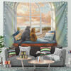CatsBesideWindownTapestryMockup2 1200x - Anime Tapestry UK Store