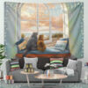 CatsBesideWindownTapestryMockup2 130x - Anime Tapestry UK Store