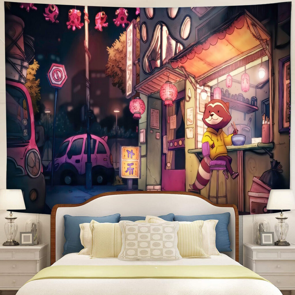 Chill Lofi Anime - Anime Tapestry UK Store