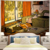 ChillGirlTapestryMC1 130x - Anime Tapestry UK Store