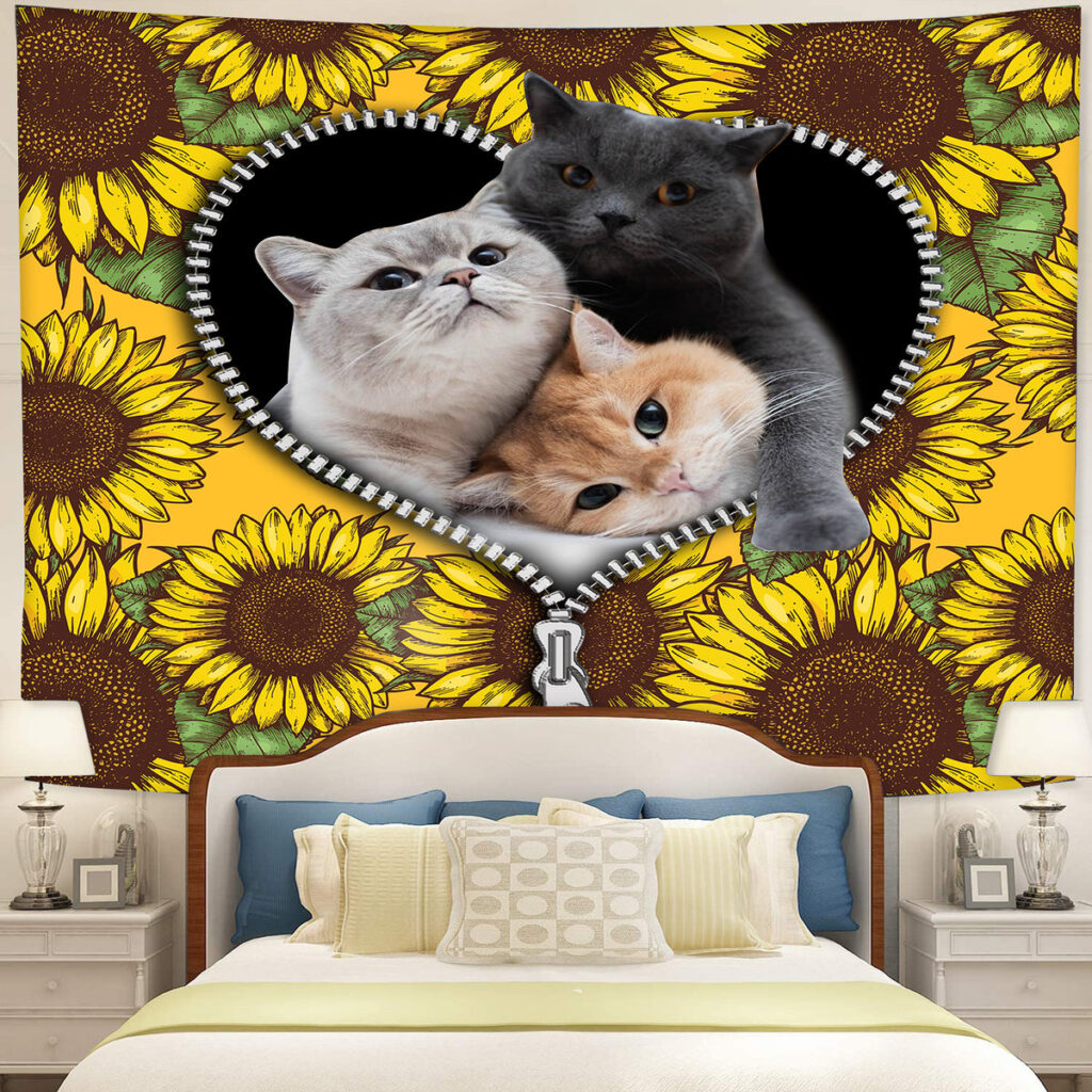 Cute Cat - Anime Tapestry UK Store