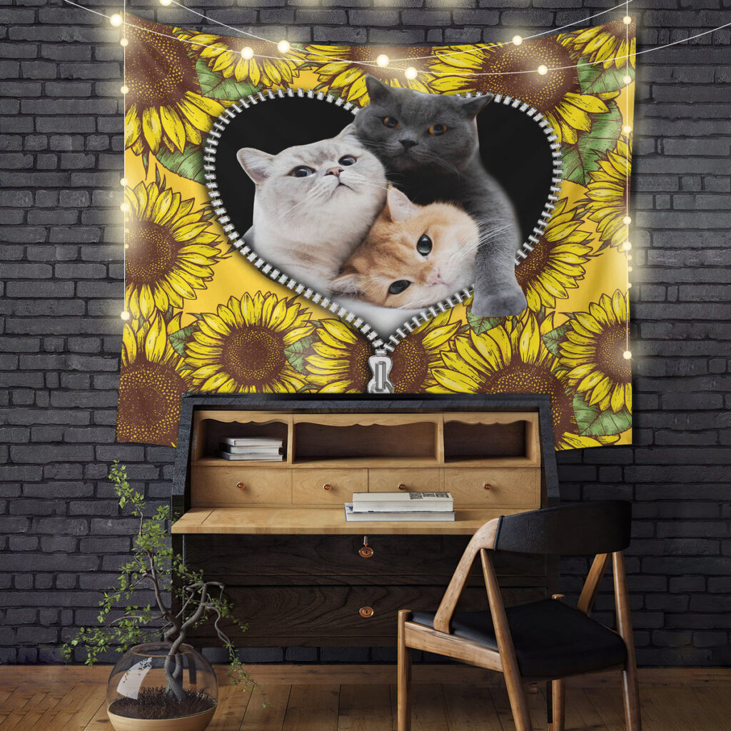 Cute Cat - Anime Tapestry UK Store