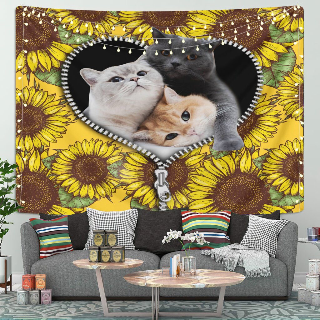 Cute Cat - Anime Tapestry UK Store