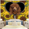CuteDogSunflowerZipperTapestryMC1 1200x - Anime Tapestry UK Store