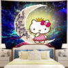CuteHelloKittyMoonAndBackTapestryMC1 130x - Anime Tapestry UK Store