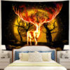 Deer Fire MoonlightTapestryMC1 1200x - Anime Tapestry UK Store