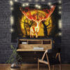 Deer Fire MoonlightTapestryMC 1200x - Anime Tapestry UK Store