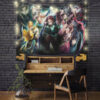 DemonSlayerTeamTapestryMC 130x - Anime Tapestry UK Store