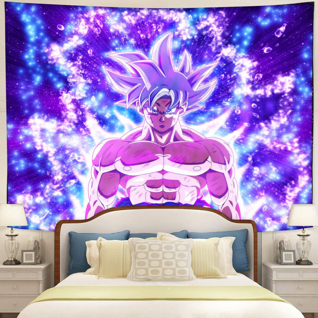 Dragon Ball Goku Ultra Instinct Anime - Anime Tapestry UK Store