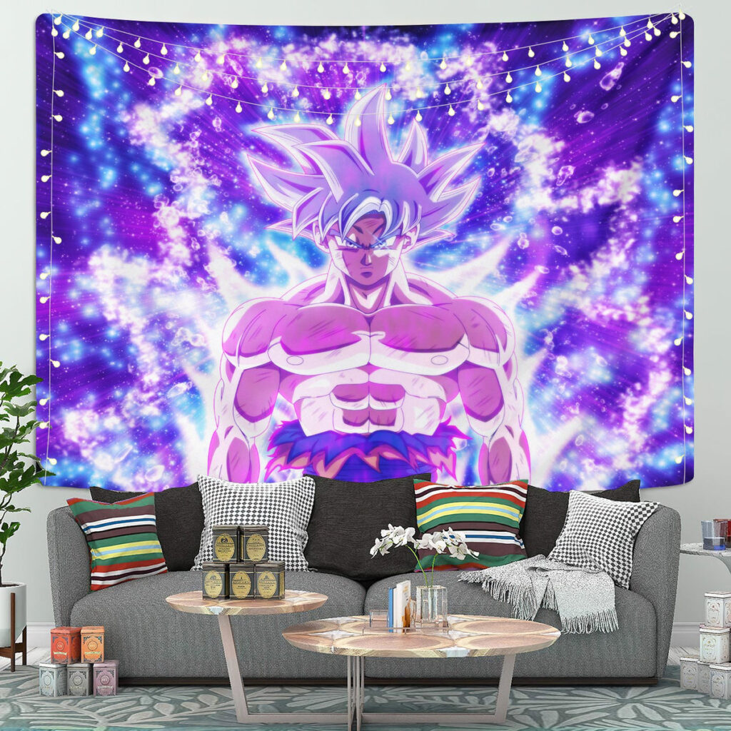 Dragon Ball Goku Ultra Instinct Anime - Anime Tapestry UK Store
