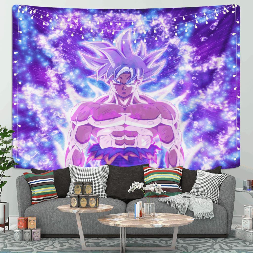 Dragon Ball Goku Ultra Instinct Anime - Anime Tapestry UK Store