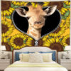 GiraffeSunflowerZipperTapestryMC1 130x - Anime Tapestry UK Store