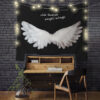 HelloThankYouAngleWingsTapestryMC 1200x - Anime Tapestry UK Store