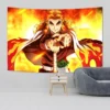 Japanese Anime Tapestry Wall Hanging Hippie Room Decor Demons Slayer Anime Cloth Wall Tapestry Bedroom Background 1 - Anime Tapestry UK Store