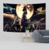Japanese Anime Tapestry Wall Hanging Hippie Room Decor Demons Slayer Anime Cloth Wall Tapestry Bedroom Background - Anime Tapestry UK Store