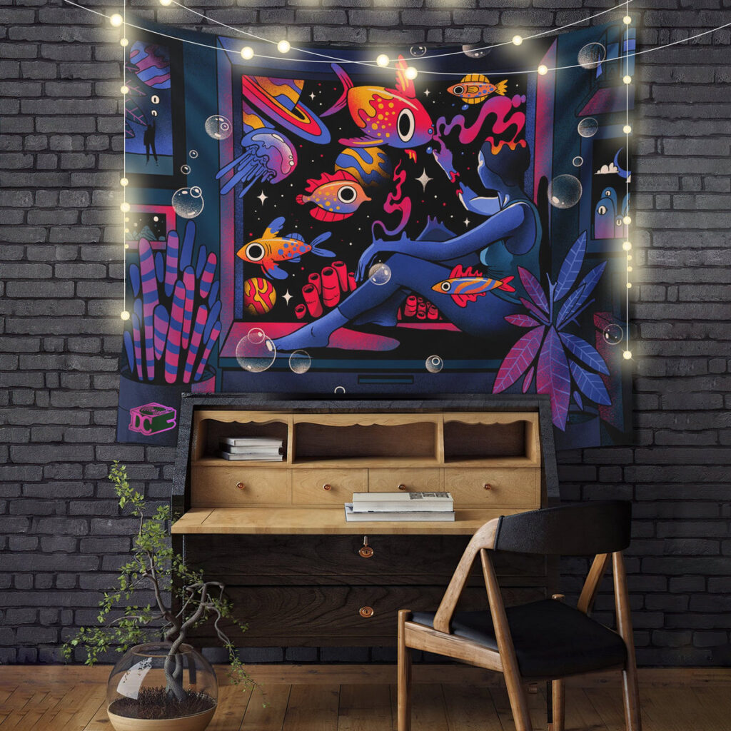 Lofi Sad - Anime Tapestry UK Store