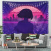 LofiChillKidTapestryMC2 130x - Anime Tapestry UK Store