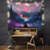 LofiChillWithNatureTapestryMC 130x - Anime Tapestry UK Store