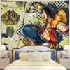 MonkeyD.LuffyOnePieceTapestryMC1 130x - Anime Tapestry UK Store