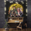 Moon Demonslayer BackgroundTapestryMC 130x - Anime Tapestry UK Store