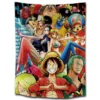 One Piece Anime poster Tapestry Wall Hanging 3D Printed Banner Flag Blanket Wall Cloth Bohemian Mandala 8 - Anime Tapestry UK Store