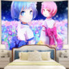 RamAndRemRezeroTapestryMC1 1200x - Anime Tapestry UK Store