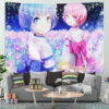 RamAndRemRezeroTapestryMC2 130x - Anime Tapestry UK Store