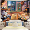 ReadingBookChillTimeTapestryMC1 1200x - Anime Tapestry UK Store