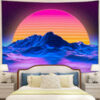 RetroComputerAestheticSunsetTapestryMC1 130x - Anime Tapestry UK Store