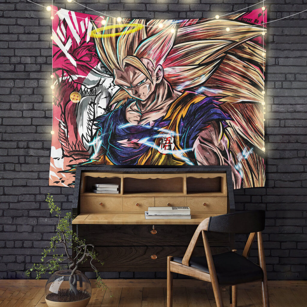 SS3 GOKU - Anime Tapestry UK Store