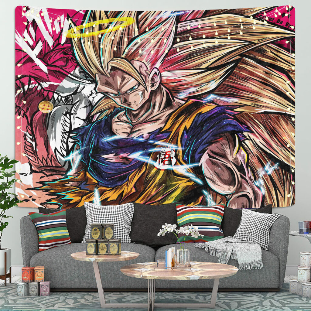 SS3 GOKU - Anime Tapestry UK Store