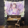 SexyAnimeGirlundertreeTapestryMC 130x - Anime Tapestry UK Store