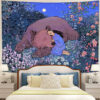 SleepyGirlWithBearTapestryMC1 1200x - Anime Tapestry UK Store