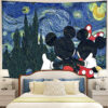 StarryNightMickeyLoveTapestryMC1 1200x - Anime Tapestry UK Store