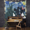 StarryNightMickeyLoveTapestryMC 1200x - Anime Tapestry UK Store