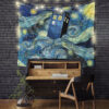 StarryNightPoliceTelephoneBoxTapestryMC 1200x - Anime Tapestry UK Store
