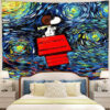 StarryNightSnoopyDogFlyTapestryMC1 1200x - Anime Tapestry UK Store
