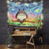StarryNightTotoroTapestryMC 1200x - Anime Tapestry UK Store