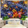 StarryNightWinneThePoohAndFriendsTapestryMC1 130x - Anime Tapestry UK Store