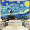 StarryNightthe legend of zeldaTapestryMC1 1200x - Anime Tapestry UK Store