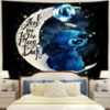 StitchLoveMoonandBackTapestryMC1 130x - Anime Tapestry UK Store