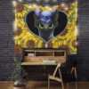 ToothlessAndStitchSunflowerZipperTapestryMC 1200x - Anime Tapestry UK Store