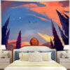 UptoTheSkyLofiTapestryMC1 130x - Anime Tapestry UK Store