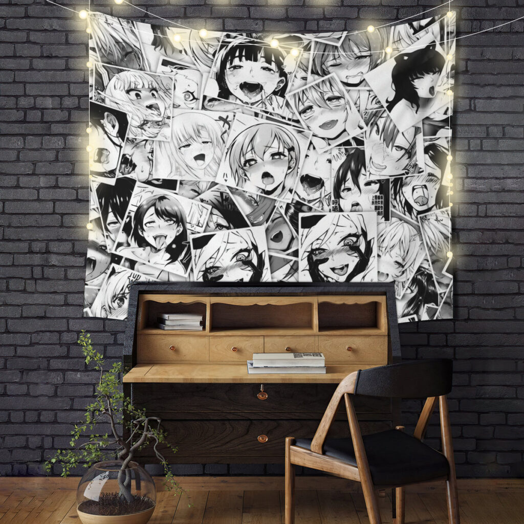 ahegaoTapestryMC 7c73f8e7 41cd 4908 b1e0 - Anime Tapestry UK Store